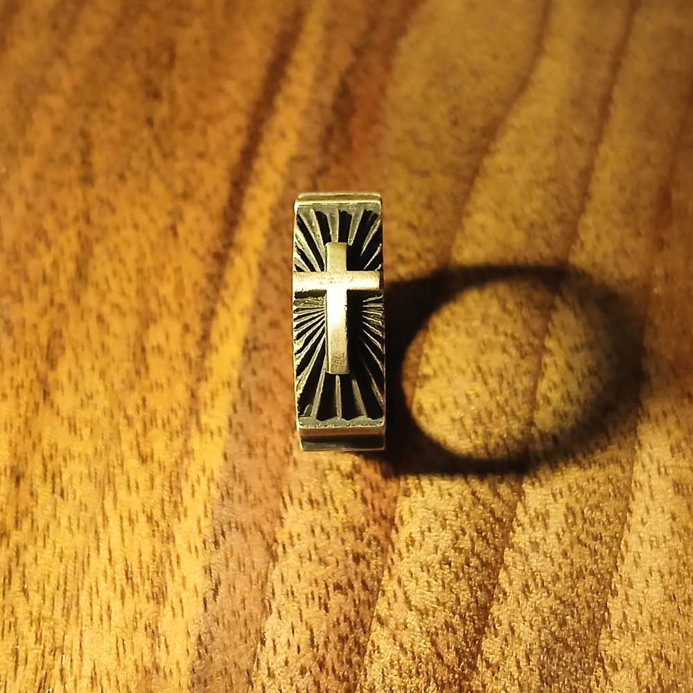 Sterling Silver Cross Ring